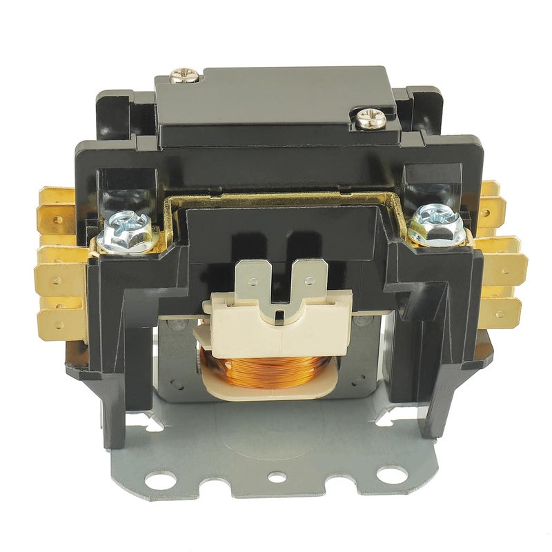 BOJACK 1 Poles FLA 25 Amp Coil 24 VAC Air Conditioner Condenser Compressor Contactor AC Definite Purpose Contactor - Image 3