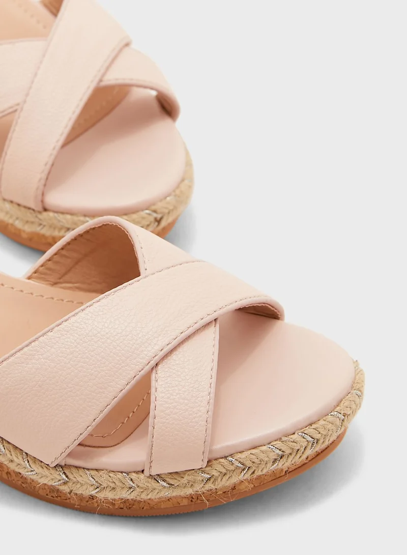 Deezee @ CCC Cross Strap Wedge Sandals