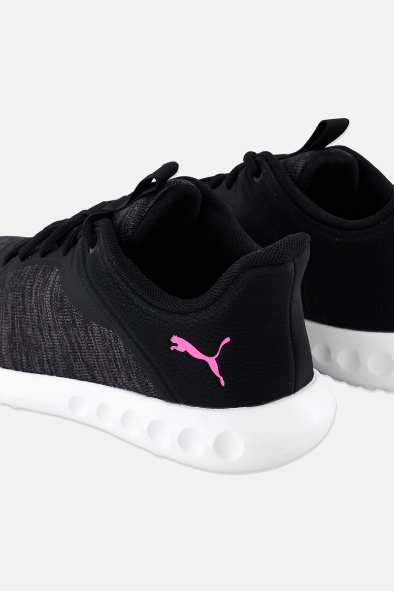 PUMA أحذية جري نسائية كارسن 2 بحافة مزخرفة، أسود مائل للرمادي - Image 2