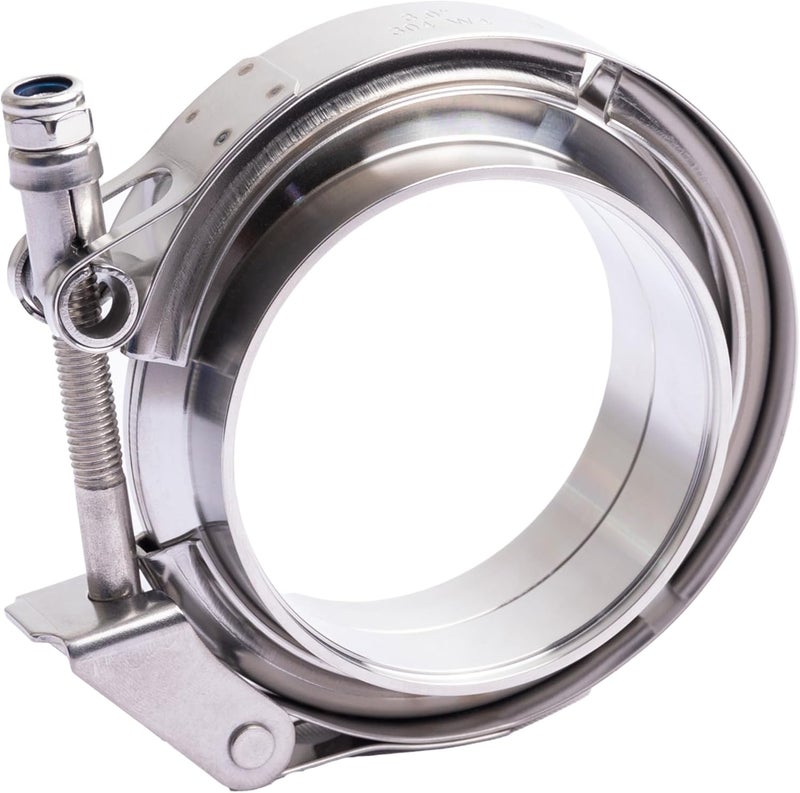 TEXALAN V-Band Clamp with Flanges Stainless Steel 304 Quick Release Kit for 3" Exhaust Pipes - Image 4