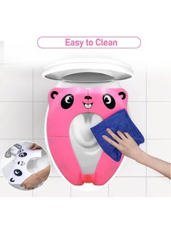Gonice Upgrade Portable Potty Seat with Splash Guard for Toddler, Foldable Travel Potty Seat with Carry Bag  - Image 4