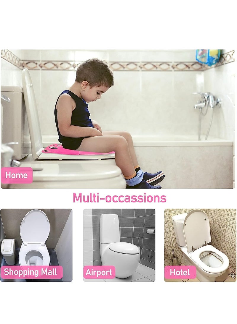 Gonice Upgrade Portable Potty Seat with Splash Guard for Toddler, Foldable Travel Potty Seat with Carry Bag  - Image 5
