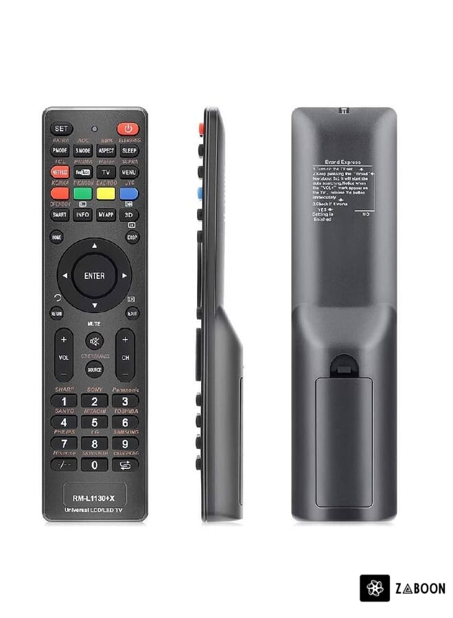 Zaboon Remote Control Fit For Samsung Lcd Led Smart Tvs Sub Black