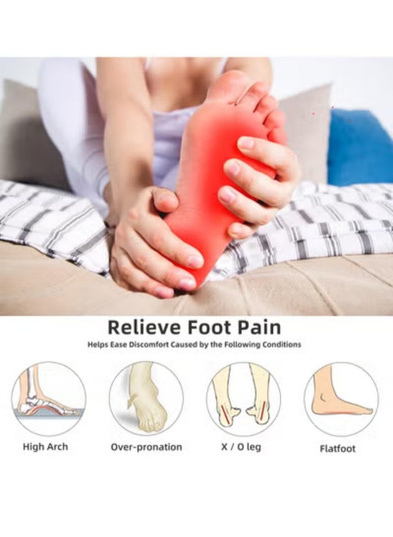 Orthotic Arch Support Plantar Fasciitis Relief Arch Support Brace Foot Pain Relief Flat Feet Insoles Gel Arch Support Cushions Flat Feet Support Orthopedic Foot Care Gel Pads  - Image 5