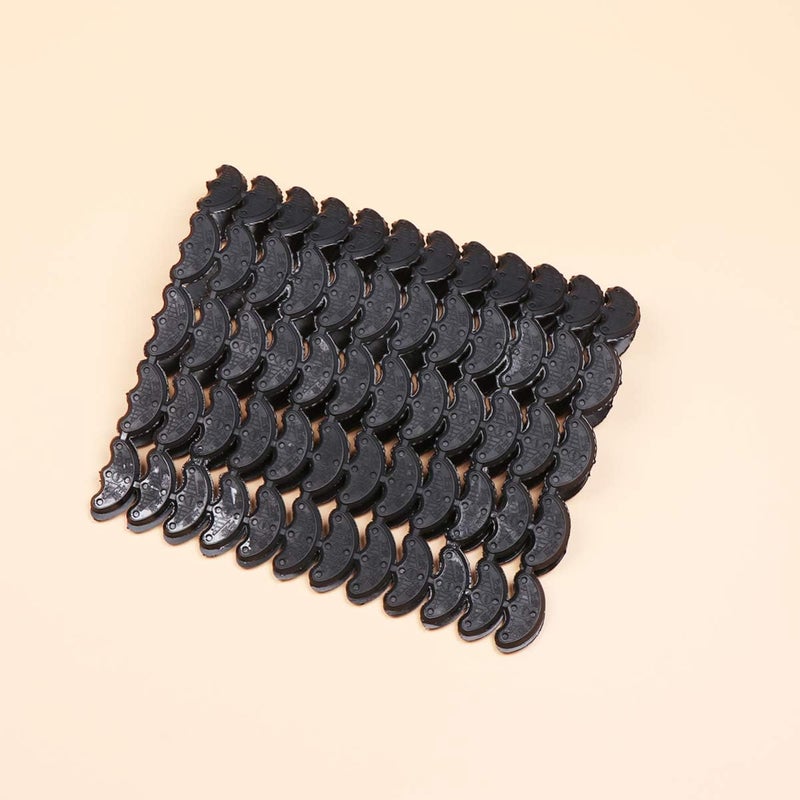 comfrt Heel Plates 60 Pairs Anti-Skid Shoe Heel Taps Shoe Repair Pad Replacement Toe Plates for Shoes (Small) - Image 3