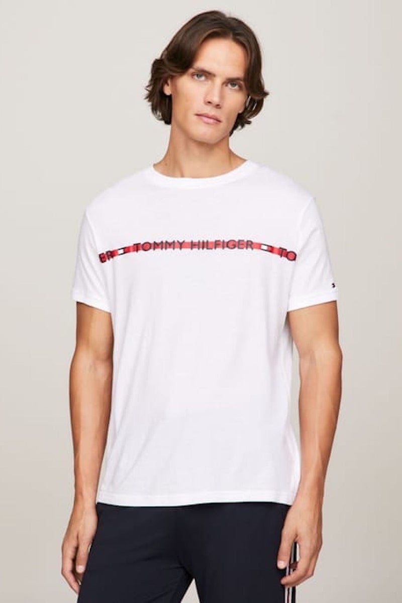 TOMMY HILFIGER Crew Neck Logo T-Shirt - Image 1