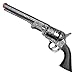 LALAPORT 13Inch Decorative Western Classic Revolver Style Body SMB110 with Ornate Engravings Suitable for Decoration Collecting Costuming and Cosplay RolePlaying Halloween Gray - Image 4