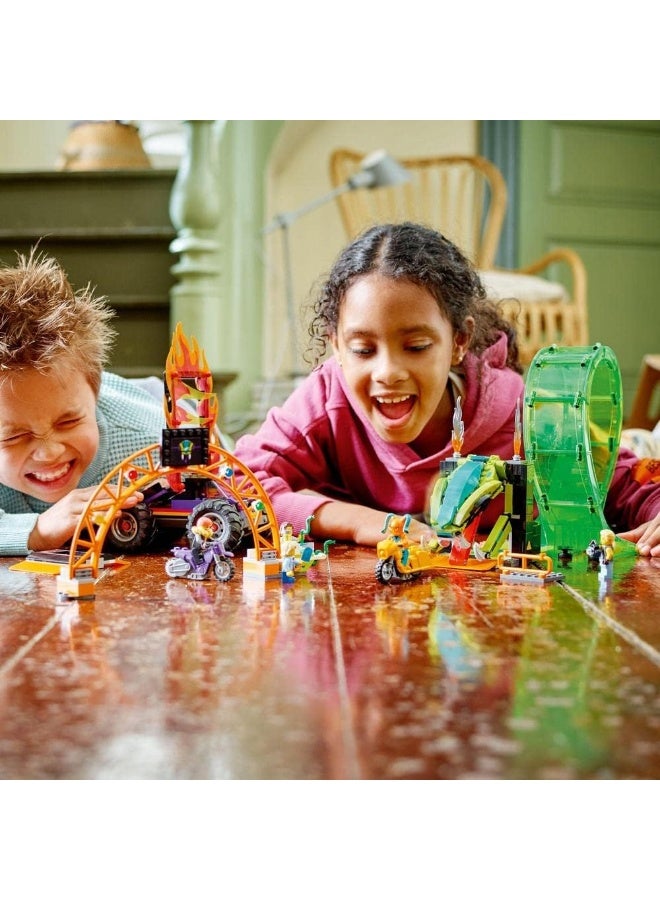 LEGO مجموعة بناء ليجو سيتي دبل لوب ستنت أرينا 60339 (598 قطعة) - Image 3