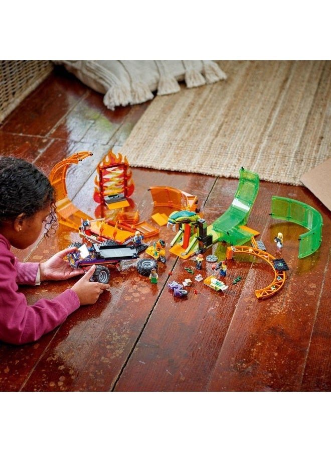 LEGO مجموعة بناء ليجو سيتي دبل لوب ستنت أرينا 60339 (598 قطعة) - Image 5