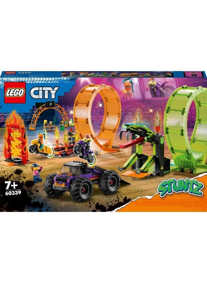 LEGO مجموعة بناء ليجو سيتي دبل لوب ستنت أرينا 60339 (598 قطعة) - Image 2