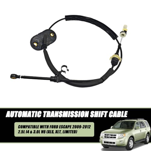 GOLACOD Automatic Transmission Shift Cable AL8Z-7E395-A Compatible with Ford Escape 2009-2012 2.5L I4 & 3.0L V6 (XLS, XLT, Limited) - Image 2
