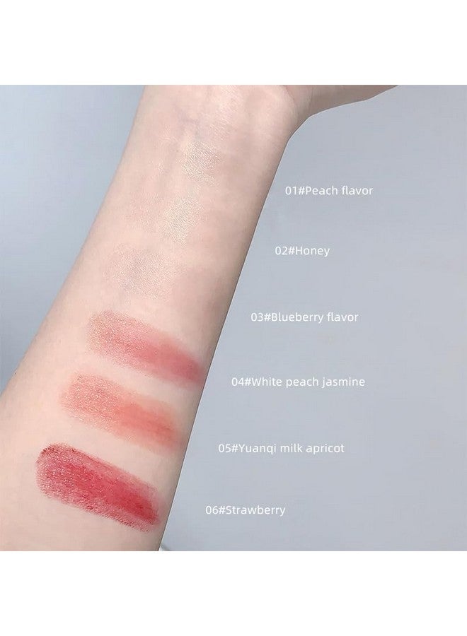 Gege Bear Sweetheart Bear Lip Balm | Brown Nude to Baby Pink | Cute Bear-Shaped Lipstick with Keychain | Glossy & Moisturizing Lip Balm for Daily Use | Cute 6 Combo Set for Women (04#White Peach Jasmine, 3.5g) - Image 2