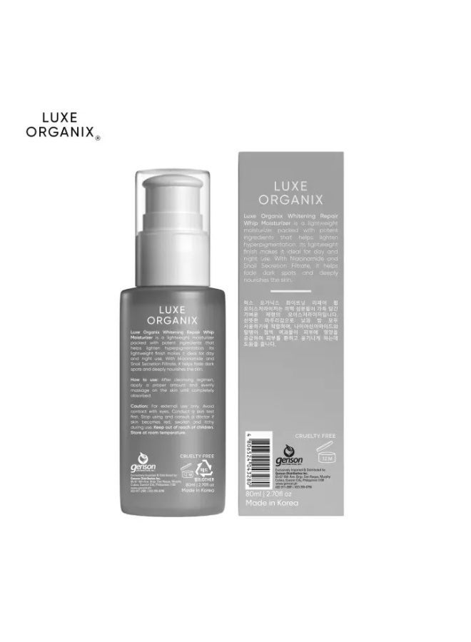 Luxe Organix Whitening Repair Whip Moisturizer with Niacinamide | Lightweight Brightening Cream | 80ml - Image 5