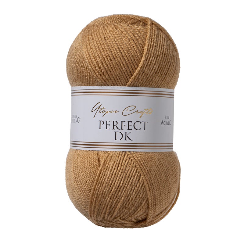 Utopia Crafts DK Double Knitting Yarn 100g Biscotti