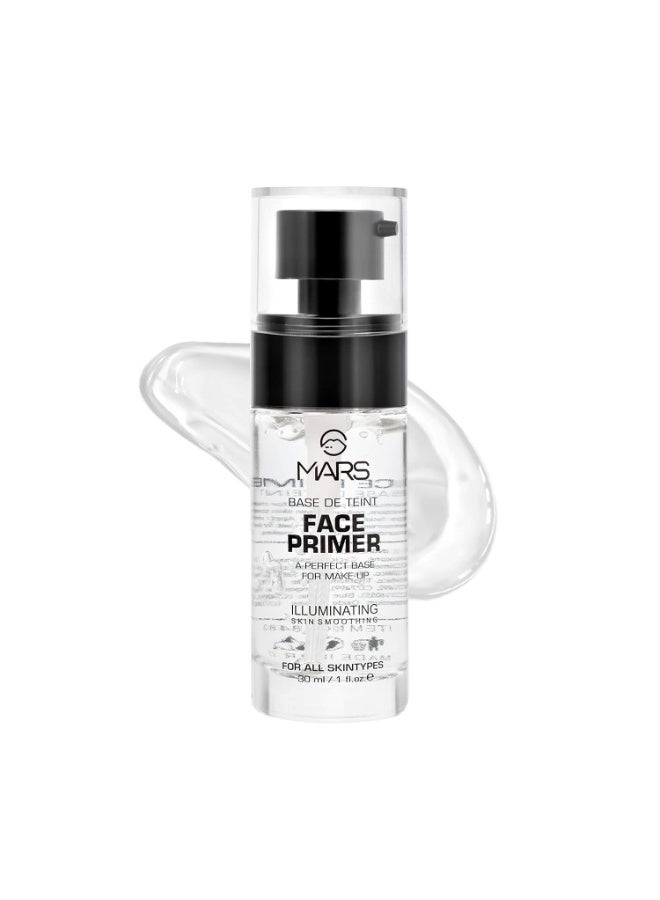 مارس برايمر مارس لمكياج الوجه لجميع أنواع البشرة | يُخفي المسام والتجاعيد والخطوط الدقيقة بشكل مثالي | يُسيطر على الزيوت | قوام خفيف (30 مل) - Image 1