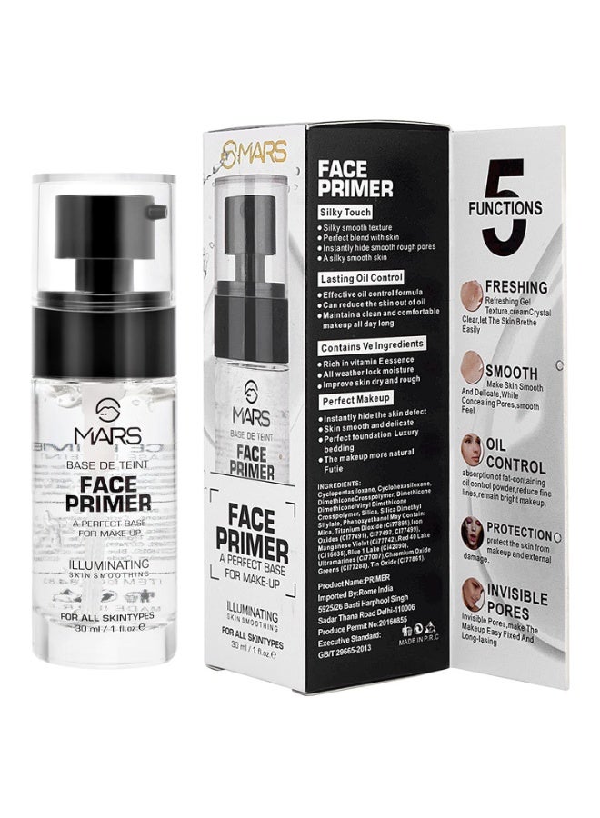 مارس برايمر مارس لمكياج الوجه لجميع أنواع البشرة | يُخفي المسام والتجاعيد والخطوط الدقيقة بشكل مثالي | يُسيطر على الزيوت | قوام خفيف (30 مل) - Image 5