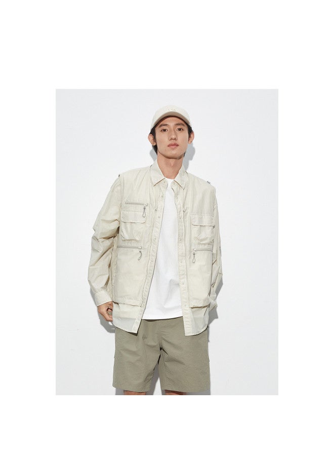 Waxbird Men's Summer Multi-wear Long Sleeve Shirt - Image 2