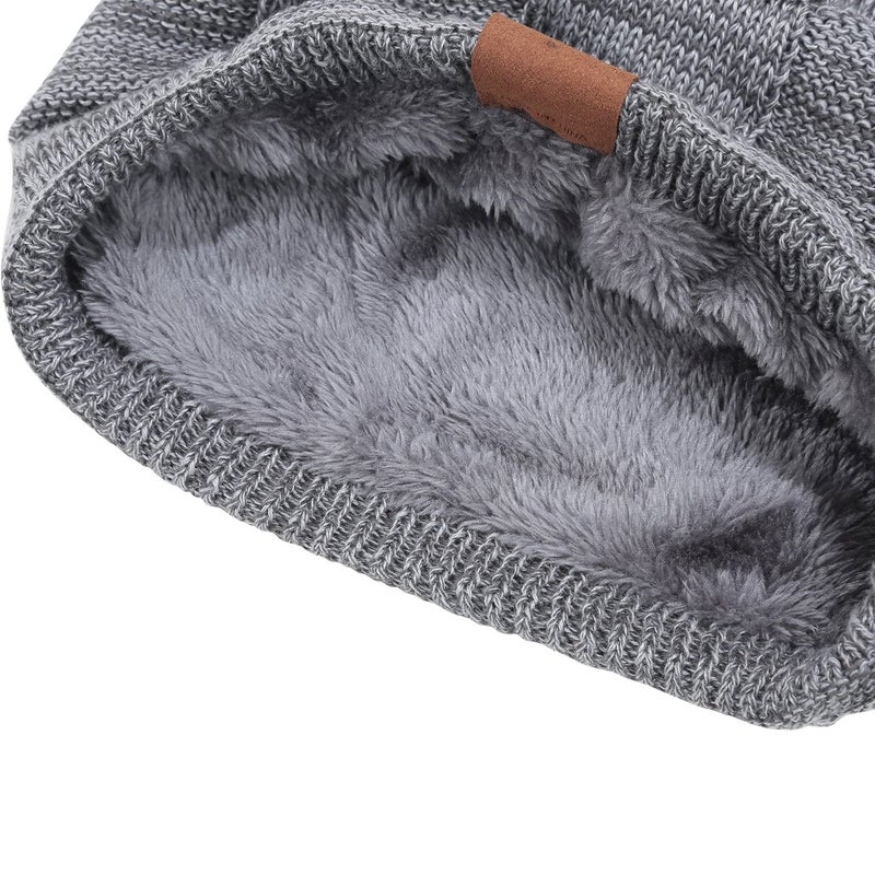 REDESS Beanie Hat for Men and Women Winter Warm Hats Knit Slouchy Thick Skull Cap - Image 3