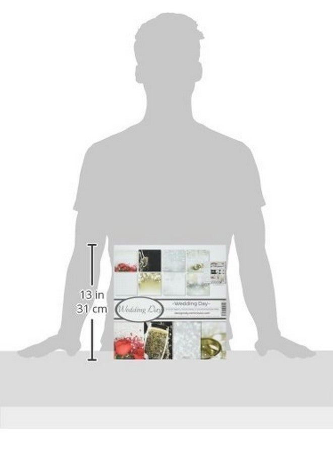 ريمينس طقم مجموعة قصاصات الزفاف متعدد الألوان مقاس 12 × 12 بوصة (الأربعاء 200) - Image 2