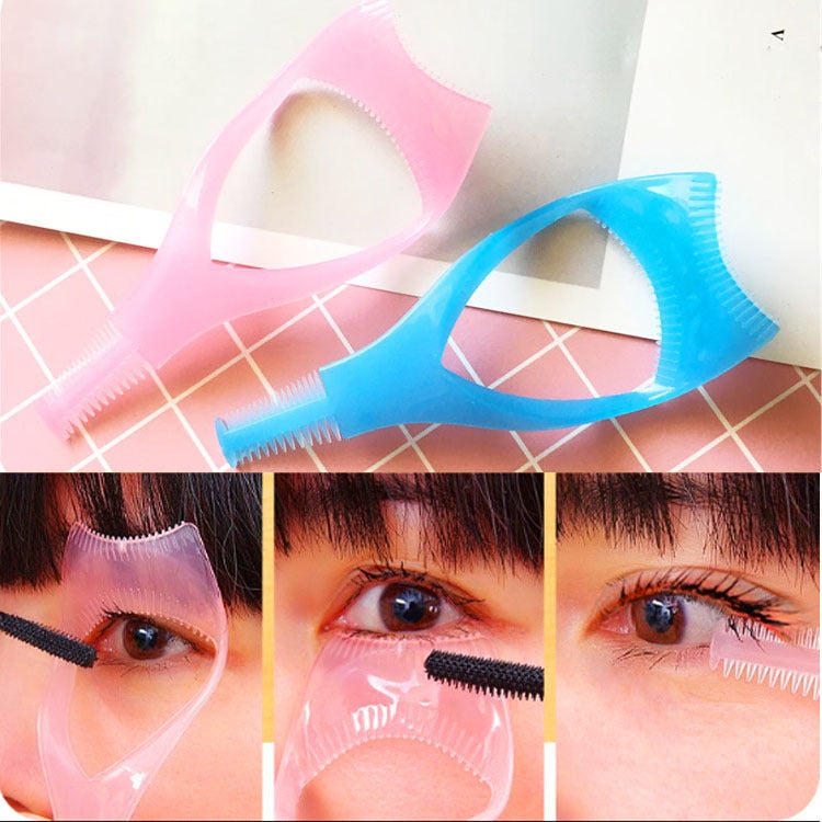 Generic 3-In-1 Eyelash Helper Tool for Makeup Transparent bag 
