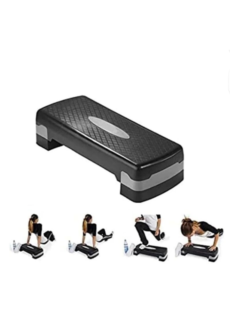 BLOOMING TIME Adjustable Workout Aerobic Stepper Step Platform Trainer，Aerobic Exercise Step Platform with 2 Risers - Image 4