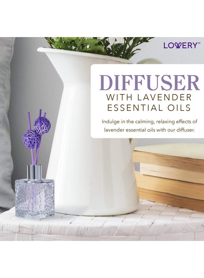 LOVERY Bath And Body Gift Basket For Women And Men Honey Lavender Home Spa Set With Essential Oil Diffuser Soap Flowers Bath Salts Bubble Bath & More 13 Piece Set Presents For Mom - Image 4