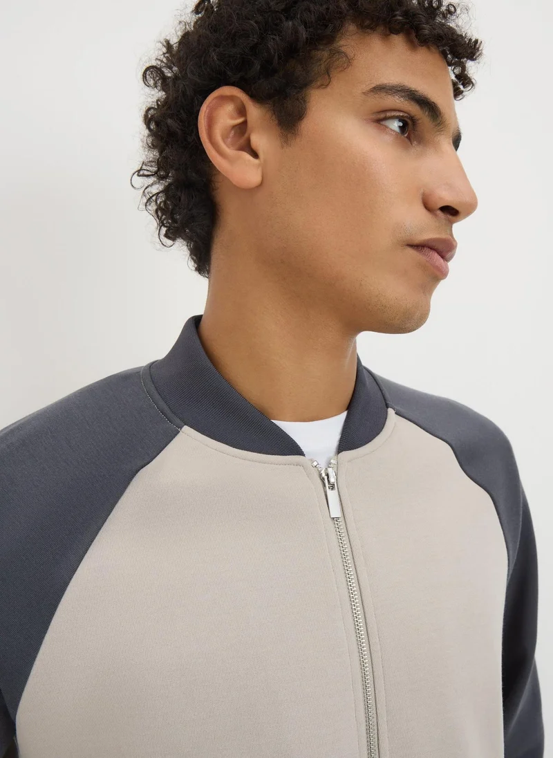 Matalan Cream Smart Co Ord Bomber Jacket