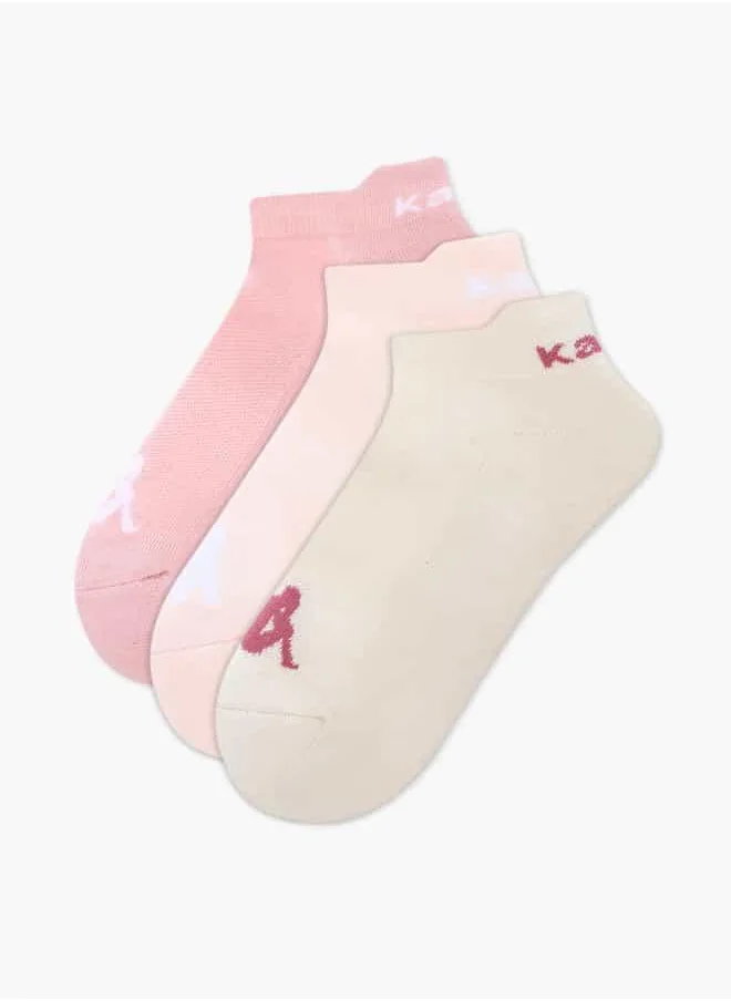 Kappa Set of 2 - Kappa Logo Detail Ankle Length Socks