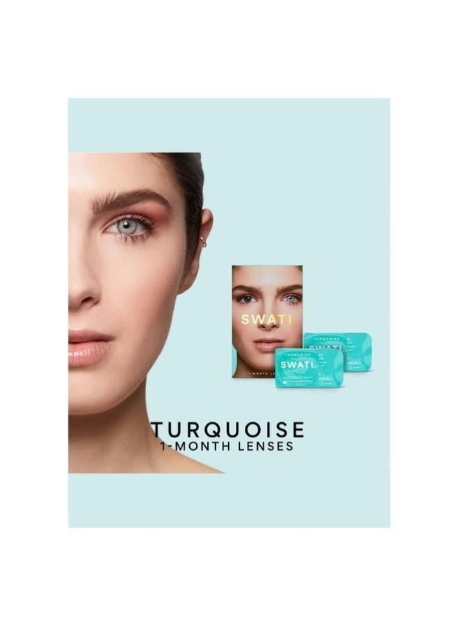 swati Cosmetics Coloured Contact Lenses  Honey 1 Months  - Image 4