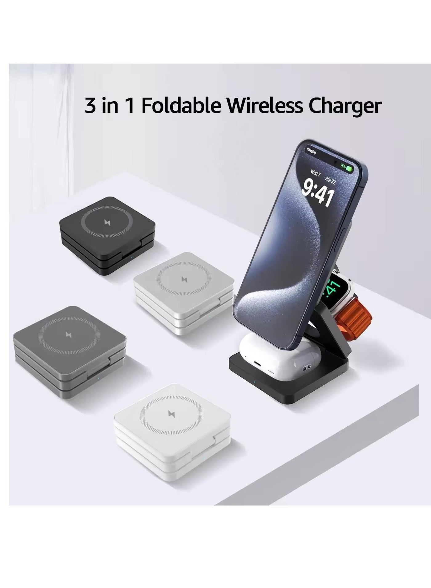 3-in-1 Wireless Charging Stand