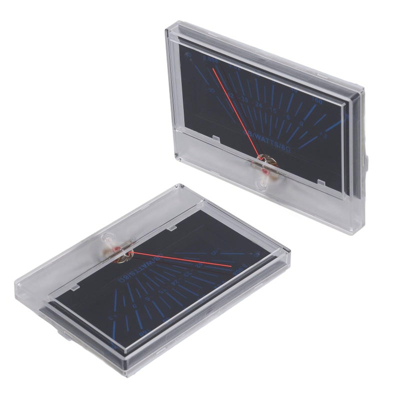 Blue Backlit VU Meter Audio Level Indicator 2 Pack With Driver Board Adjustable Brightness - Image 4