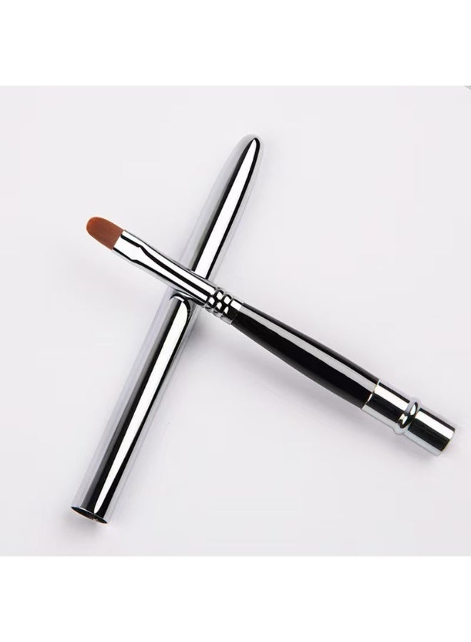 Generic Lipstick applicator brush with a cover and portable makeup brush  - Image 2