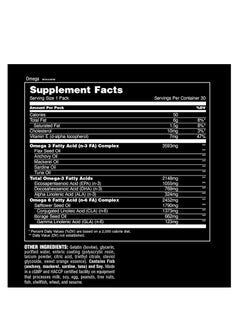 UNIVERSAL NUTRITION Advanced Omega Dietary Supplement 30 Packs  - Image 4