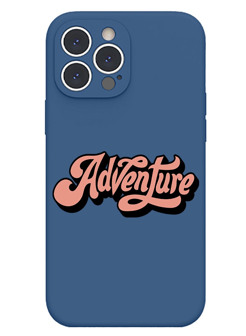 Theodor Protective Slim Fit Case Liquid Silicone Cover with Full Body Protection Anti-Scratch Shockproof Case For iPhone 15 Pro Blue  - Aim for the world copy - Image 1