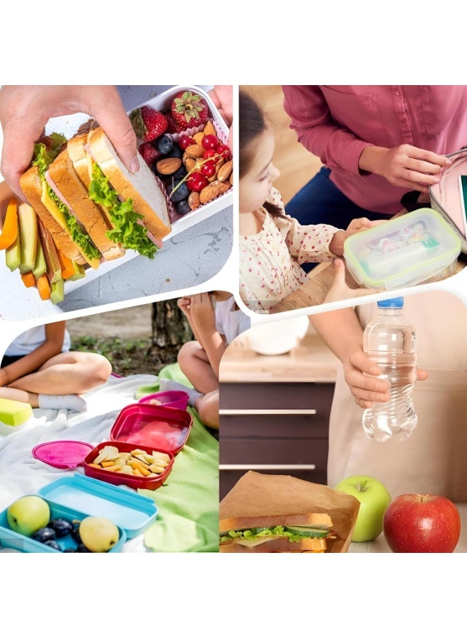 Happy Home Portable Insulated Cooler Bag, Leakproof Crossbody Lunch Bag, Portable Foldable Oxford Cloth Food and Cold Drink Storage Bag for Work, School, Camping, Travel - Black - Image 4