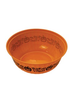 MAD TOYS Trick or Treat Orange Candy Bowl Halloween Props, Spooky Decor Theme Party Accessories  - Image 2