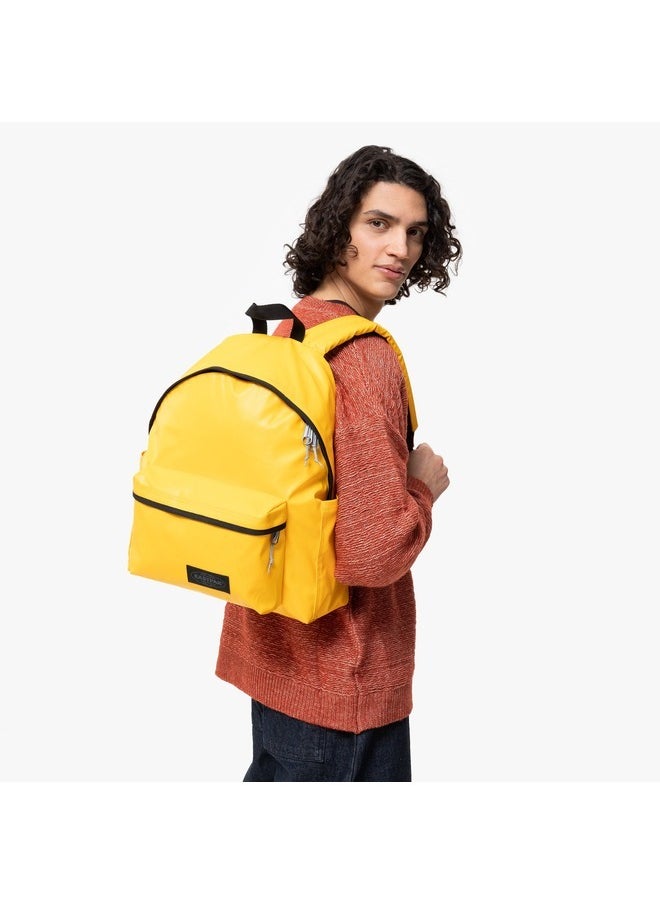 EASTPAK Day Pak'R Tarp Yolk Medium Backpack With Bottle Holder And Laptop Sleeve - Yellow  - Image 2