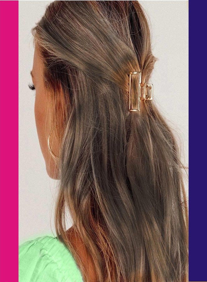 أليزا مشابك شعر معدنية من أليزا للنساء، تصميم أنيق وعصري - حجم متوسط، مشابك شعر أنيقة، مشابك شعر عصرية للبنات، إكسسوارات شعر للنساء، هدية للبنات، عبوة متعددة الألوان من 8 قطع - Image 5
