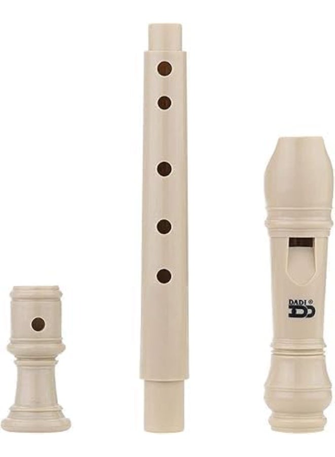 Kids C Key Recorder Flute – 3-Piece Beginner Plastic Recorder with German Fingering, Educational Musical Instrument for School, Music Lessons & Practice - Image 3