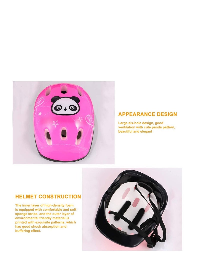 Generic Kids Bike Helmet Set Skateboard Knee Pads Elbow Wrist Guards Adjustable for Girl Boy Protective Gear Sport Cycling Roller Skating Scooter Rollerblade - Image 4