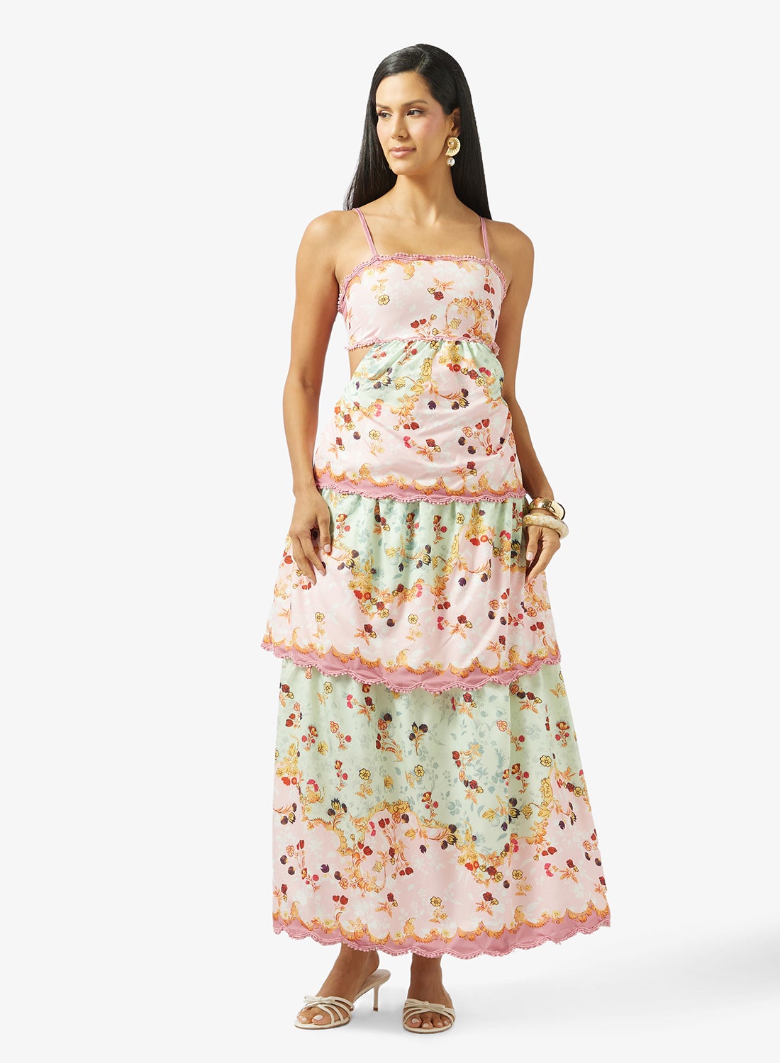 Floral Tiered Dress