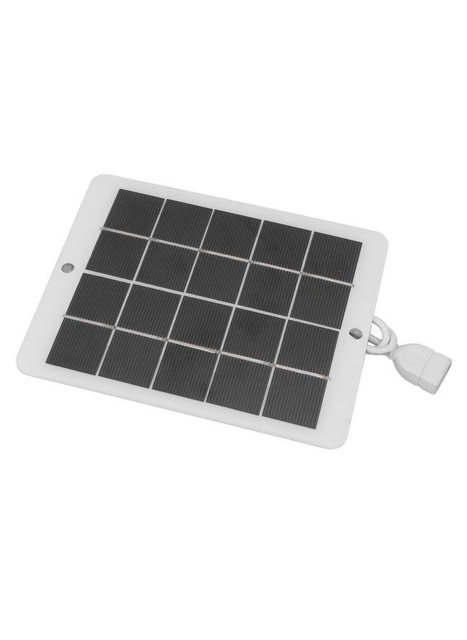 NIBEMINENT - 3W 5V Mini Solar Panel Charger High Performance Polycrystalline Portable Outdoor Solar Charging Plate for Cycling Hiking Camping - Image 1