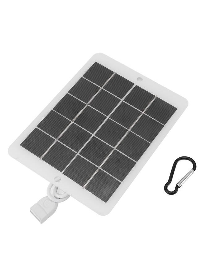 NIBEMINENT - 3W 5V Mini Solar Panel Charger High Performance Polycrystalline Portable Outdoor Solar Charging Plate for Cycling Hiking Camping - Image 1