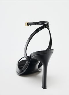 Zara Patent-finish high-heel sandals  - Image 4