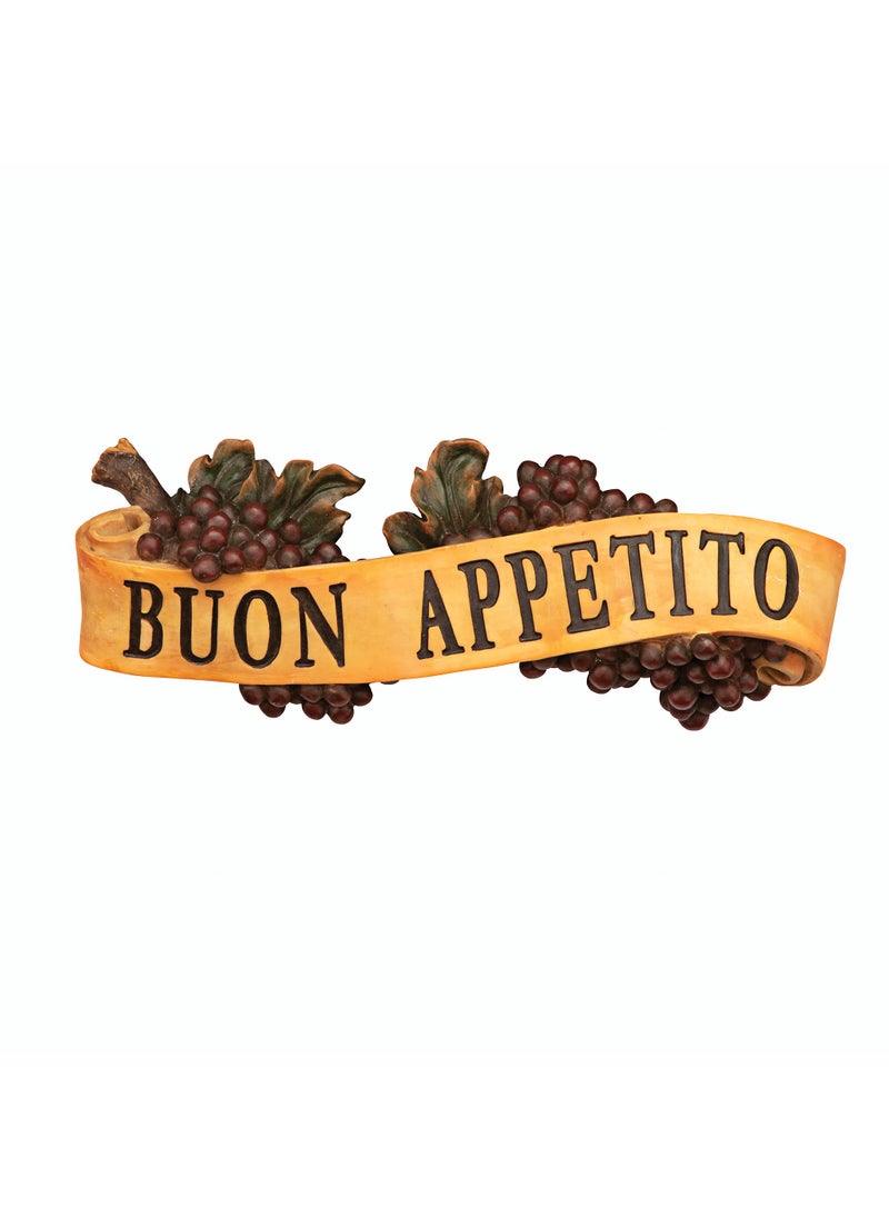 Design Toscano Buon Appetito Wall Plaque  - Image 1