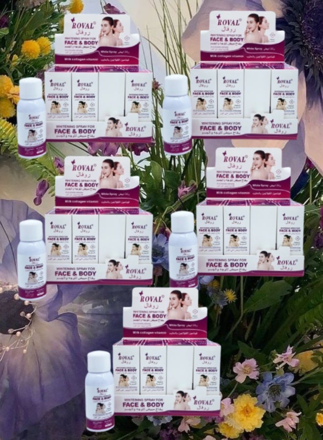 ROVAL 5 Pieces Whitening Spray For Face And Body 100ML - Image 1