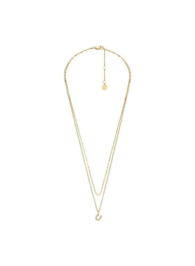 FOSSIL Stainless Steel Multi Strand Necklace