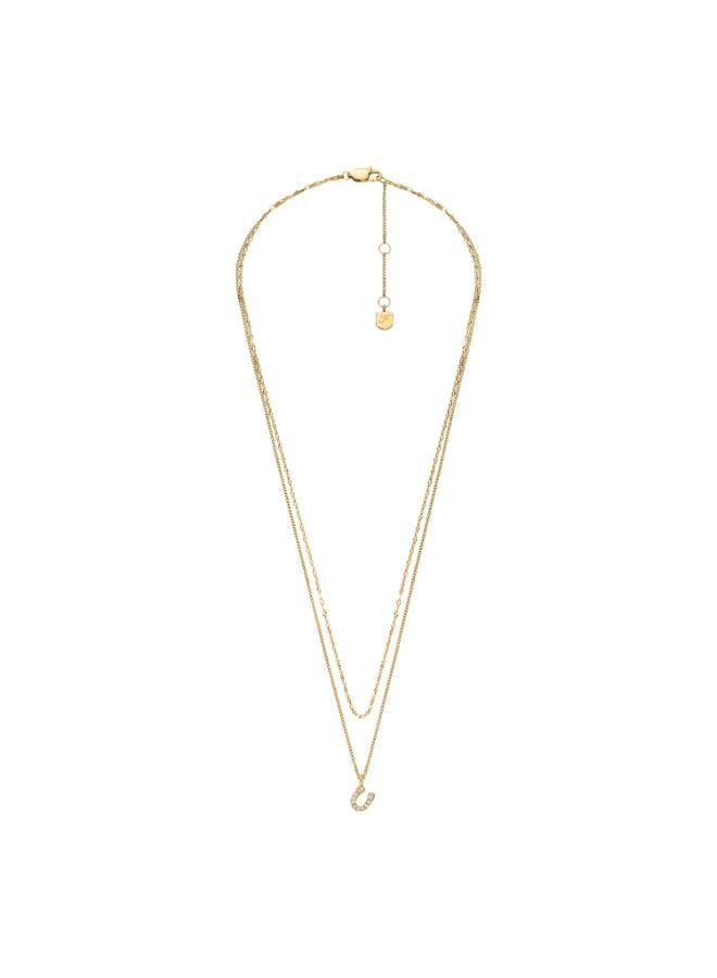 فوسيل قلادة متعددة الخيوط من الفولاذ المقاوم للصدأ - Image 1