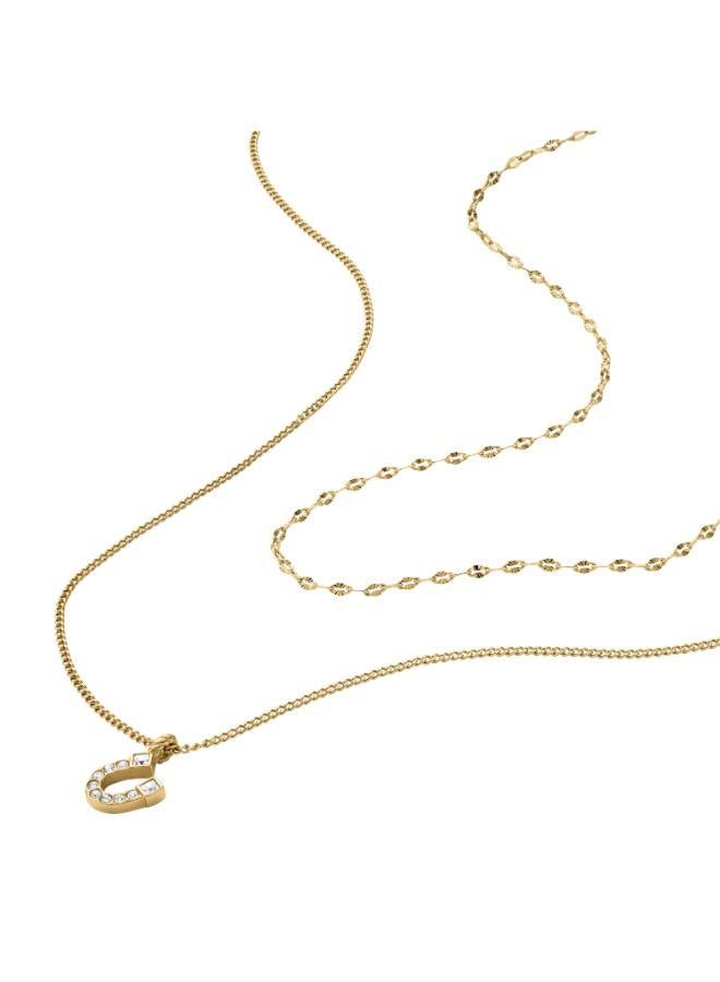 فوسيل قلادة متعددة الخيوط من الفولاذ المقاوم للصدأ - Image 4