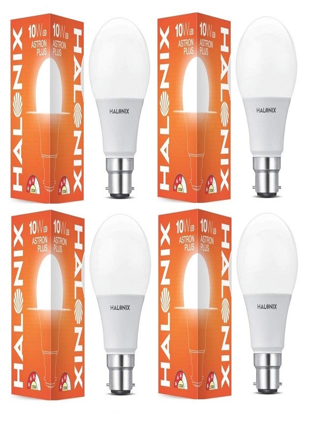 Halonix B22 10-Watt LED ASTRON Plus (Pack of 4, White)